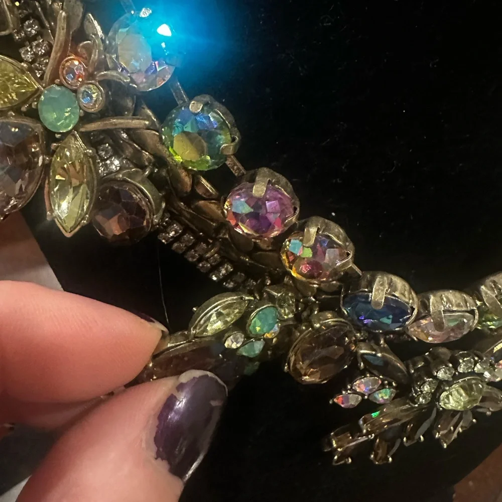 Banana Republic Multicolor Statement Bug Necklace - Picture 8 of 8